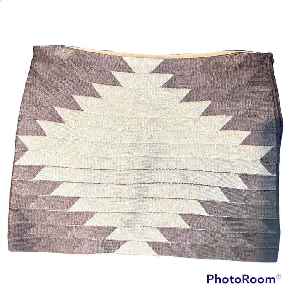 Haute Hippie Grey Mini Skirt, Sz Small, EUC